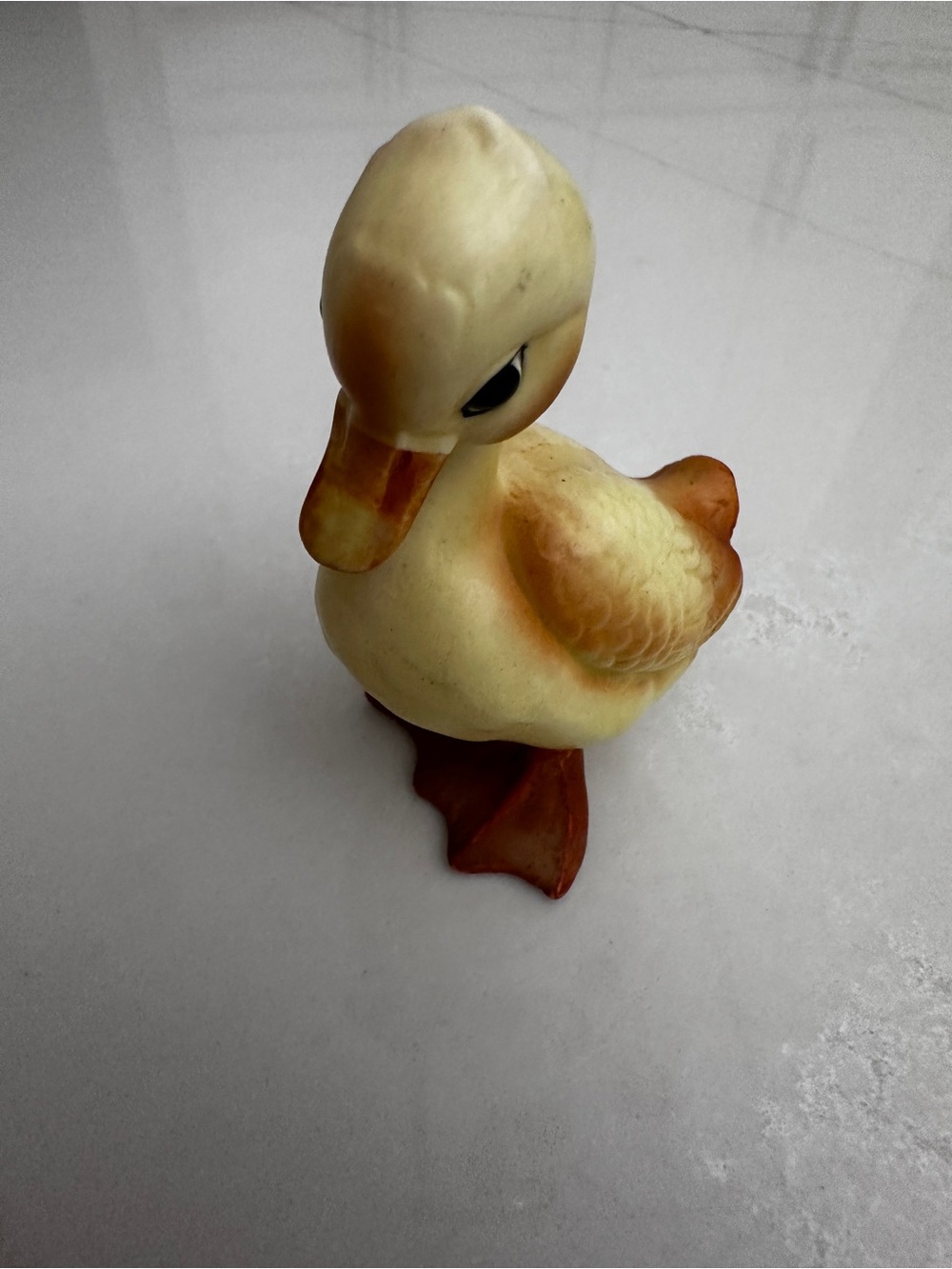 Vintage Ceramic Baby Duck Kitch Figurine - Picture 4 of 6